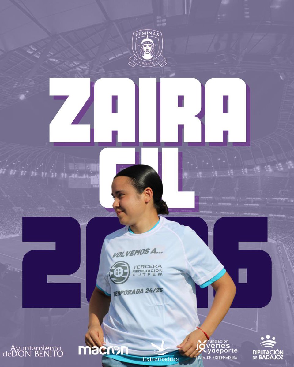 Turno para Zaira que está temporada no puedo acabarla por estudios , pero ya la tenemos aquí de nuevo con todo terminado y deseando empezar. A por un nuevo año!!!!
#feminasdonbenito #unsolocamino