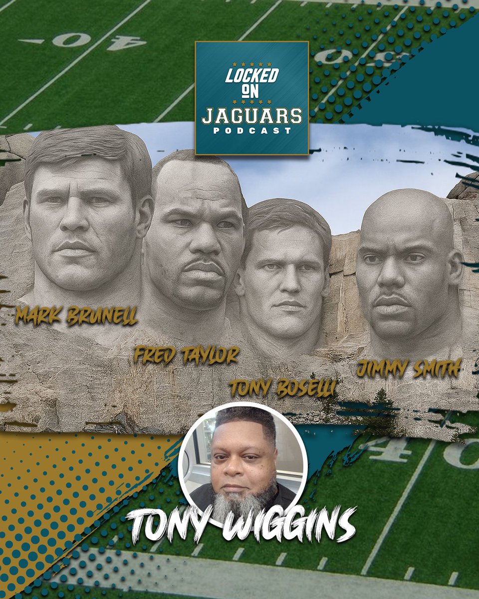 Jacksonville Jaguars Mount Rushmore, according to <a href="/LockedOnJaguars/">Locked on Jaguars</a> host <a href="/ShopTalkingWigg/">Amp Wigg</a>. 

Mark Brunell
Fred Taylor
Tony Boselli
Jimmy Smith

Do you agree?