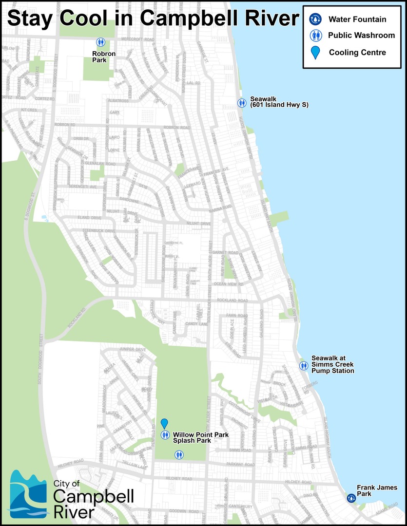 With hot weather expected this weekend, we wanted to share the locations of the water fountains and cooling centres in the city!