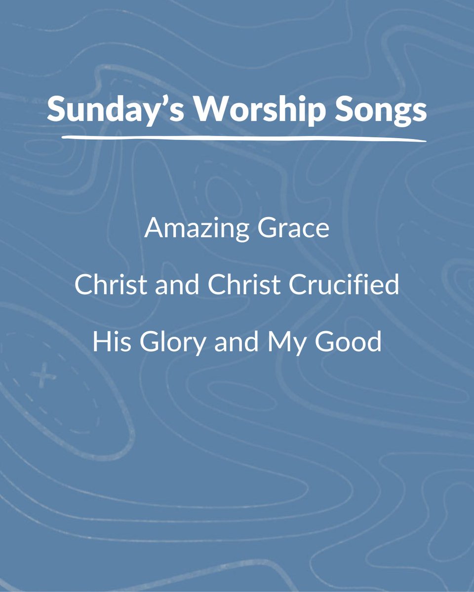 A great week starts with a great Sunday. See you soon!

🎵 Listen to this week's worship songs here: calvarychurch.org/worship