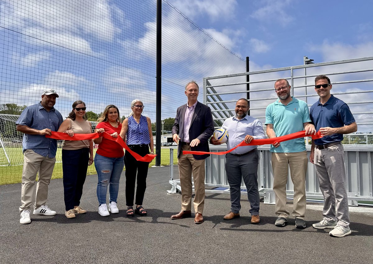 City of New Bedford (@newbedford_ma) on Twitter photo Dias Field is the latest NB park to get significant upgrades. Mayor <a href="/JonMitchellNB/">Jon Mitchell</a> and others cut the ribbon today to officially open the City's first regulation-size soccer field and first mini-pitch. More details on the Dias Field improvements online: newbedford-ma.gov/blog/news/dias… Dias Field is the latest NB park to get significant upgrades. Mayor <a href="/JonMitchellNB/">Jon Mitchell</a> and others cut the ribbon today to officially open the City's first regulation-size soccer field and first mini-pitch. More details on the Dias Field improvements online: newbedford-ma.gov/blog/news/dias…