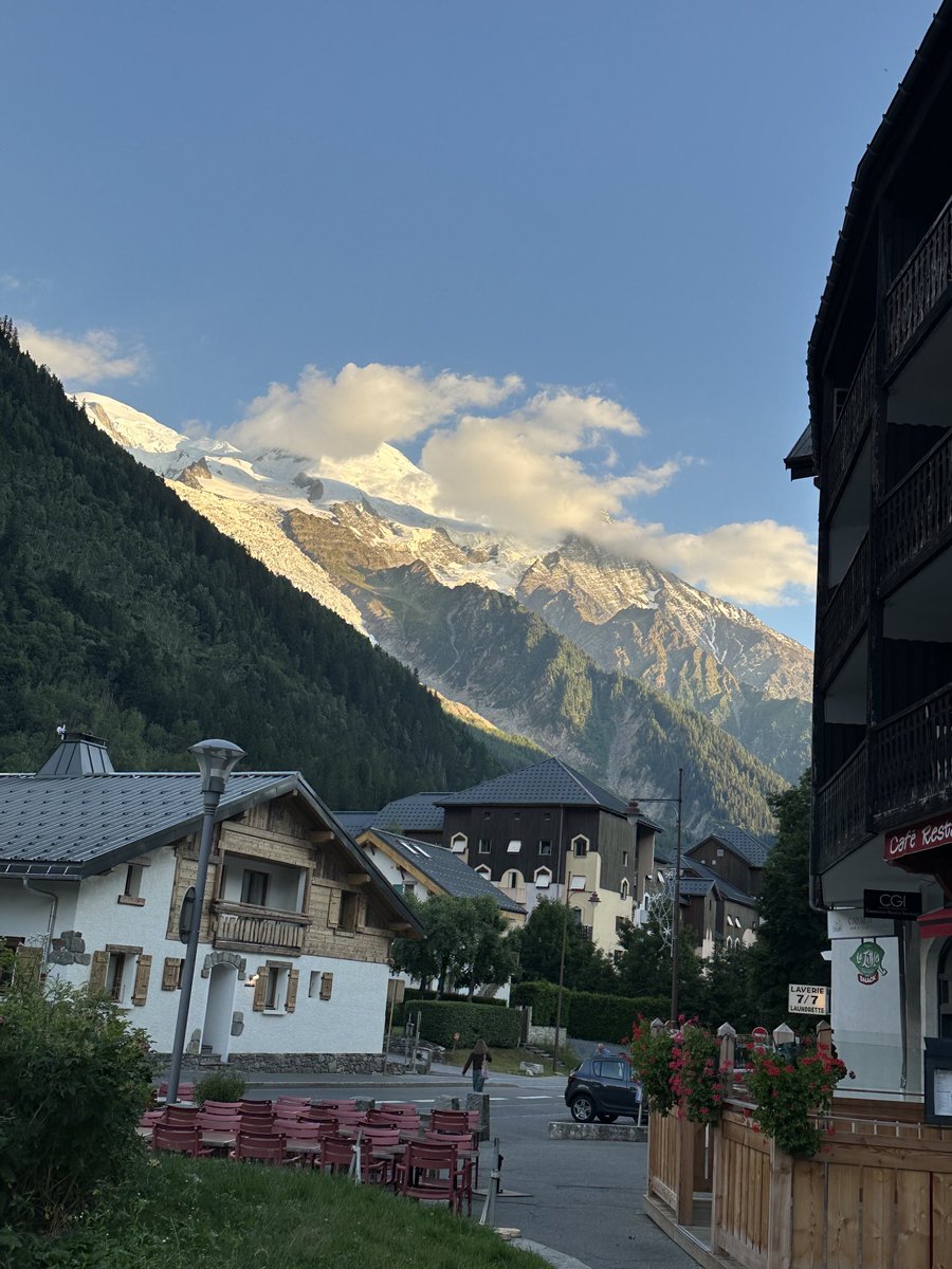 Evening from Chamonix 👍