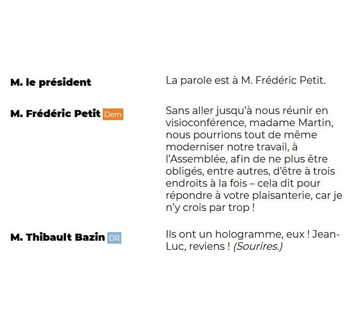 Visio et hologramme #DirectAN