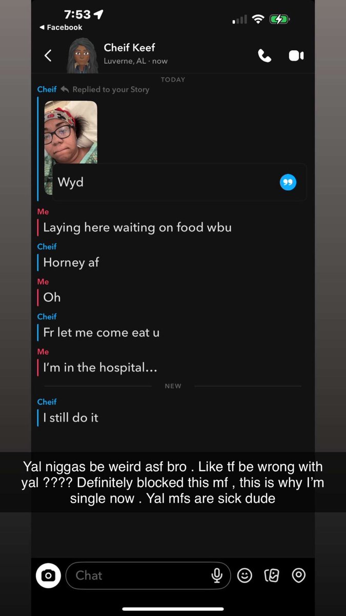 Wtf be wrong with yal dude 🤦🏽‍♀️ I’m in pain in the hospital and this is what I get sent to me 😒