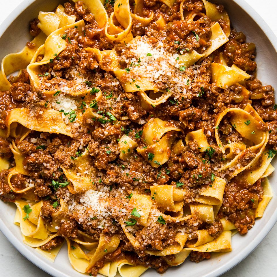 Who loves Beef Bolognese?
