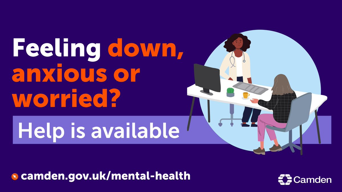 CamdenCouncil's tweet image. 🚨If you're feeling down or anxious, please reach out for help 🚨
💬Speak to your GP
📲Get in touch with iCope: icope.nhs.uk
📲Find more support: camden.gov.uk/mental-health
📞If you're experiencing a mental health crisis, call 020 3317 6333 for specialist support