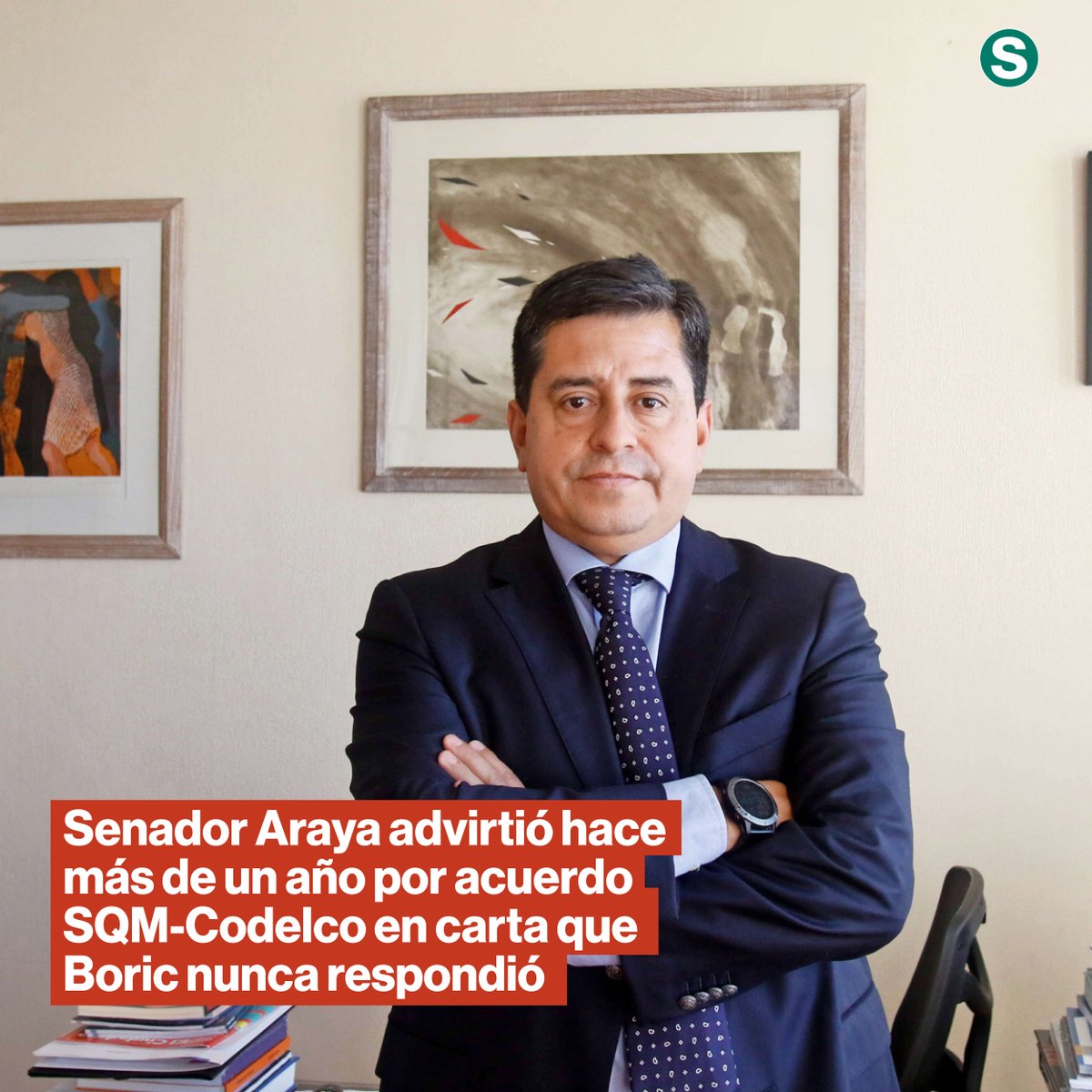 “Esta negociación está plagada de sospechas, medias verdades, omisiones e inexactitudes”, le advirtió hace más de un año, por carta, el senador Araya (PPD) al Presidente Gabriel Boric, sobre el acuerdo SQM-Codelco, y le pidió una audiencia para entregarle “información relevante”.