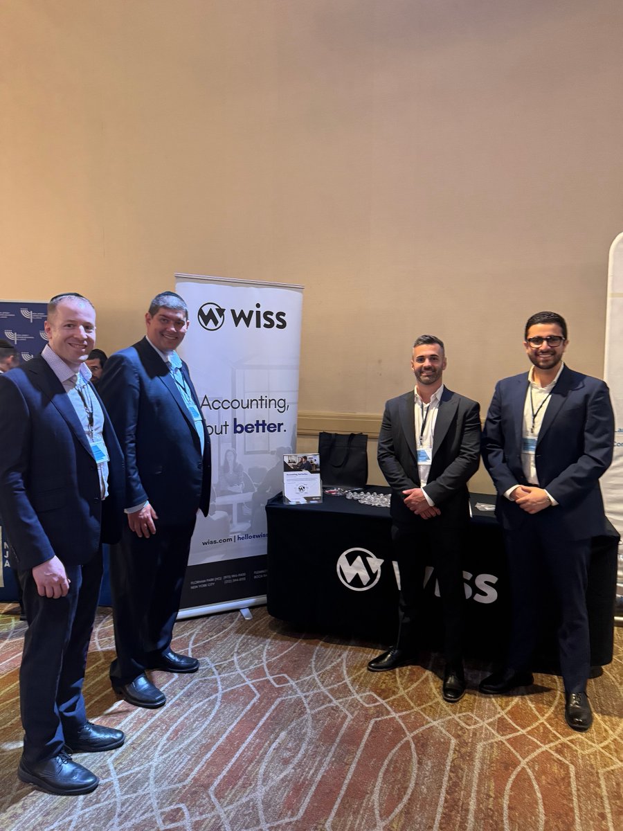 We were proud to participate in the recent REACH event hosted by Chabad of Newark—an incredible opportunity to connect with real estate professionals and community leaders driving growth across our region. 

#Wiss #RealEstate #Accounting #Networking #CommunityMatters