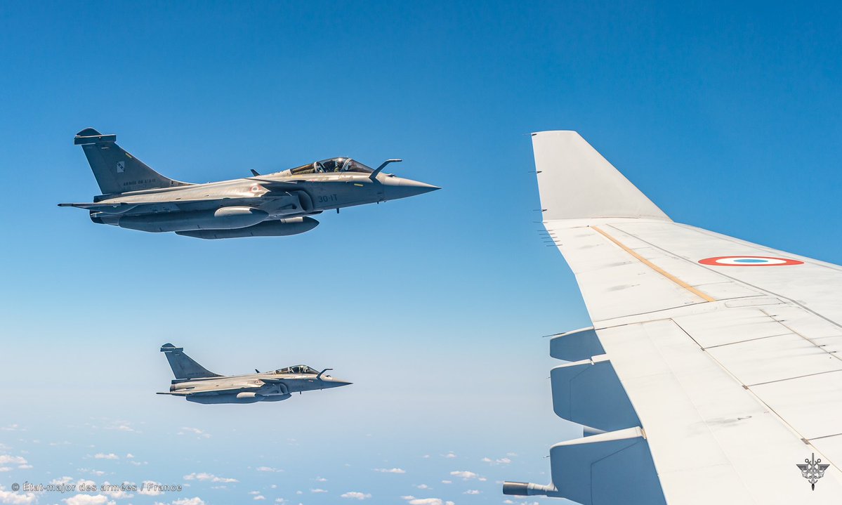 FrenchForces's tweet image. 📍 Greece | Interactions between Rafale 🇬🇷🤝🇫🇷
High-level aerial maneuvers between allies.
➡️ United and determined to face 🇪🇺 challenges through strong and lasting bilateral cooperation.