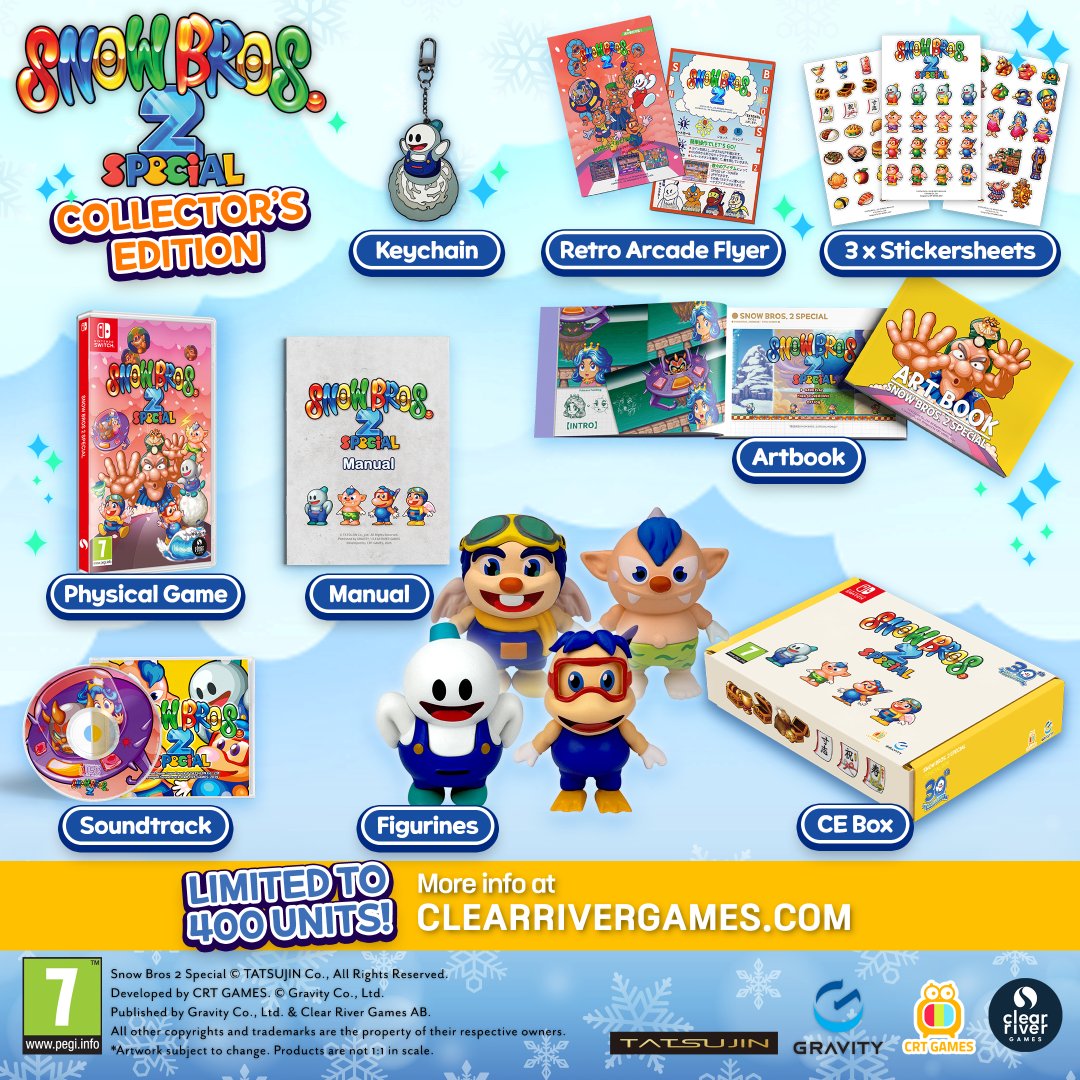 DragonBoxShop's tweet image. Viele tolle Spiele kommen jetzt zu uns ins Sortiment.
Trails in the Sky, Hunter X Hunter, Snow Bros 2, Toaplan Shooter, Ender Magnolia - und viele mehr!
Für Switch, PS4 und PS5. Schaut rein!
dragonbox.de/de-de/brand/cl…
#clearrivergames #nsw #ps4 #sp5 #dragonboxshop