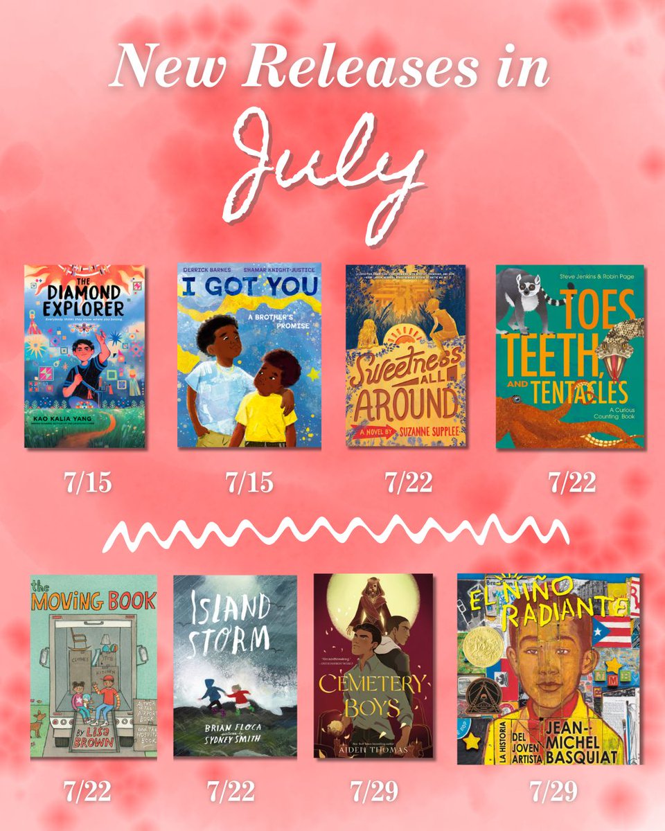 Jump into July with a stack of fresh reads! 📚✨

Check out some of our most anticipated new releases, and add them to your classroom here: buff.ly/zId58eU 

#Booksource #classroomlibrary #newreads #newreleases #newbooks #kidslit #JulyBooks