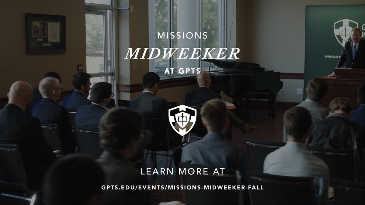 GPTSeminary's tweet image. Join a small cohort of brothers in ministry for three focused days of fellowship and instruction on the church’s calling to make Christ known among the nations. Seats are limited - apply now!
gpts.edu/events/mission…