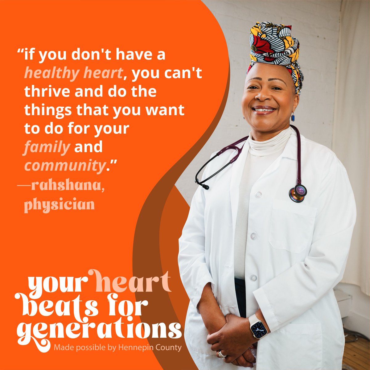 Hennepin's tweet image. Good heart health is at the center of overall well-being. Get check ups regularly and take steps to take care of your heart. Not sure where to start or need to get connected to care? Visit hennepin.us/heart-beats