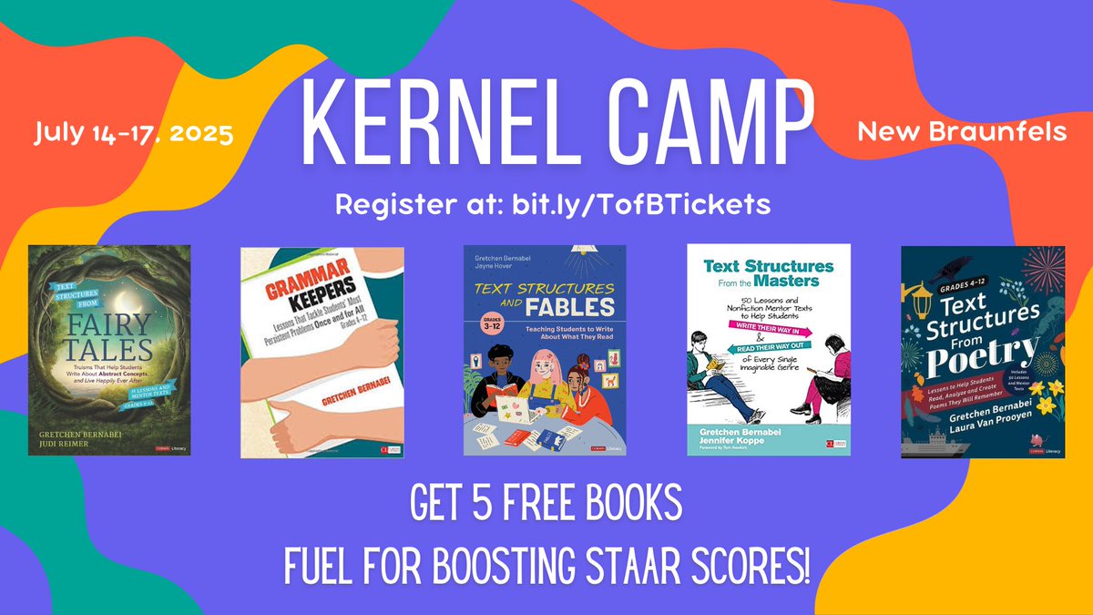 Join us for Kernel Camp this summer!
July 14 - July 17, 2025 | 8:00 am - 2:30 pm
New Braunfels Convention Center
bit.ly/KernelCamp2025