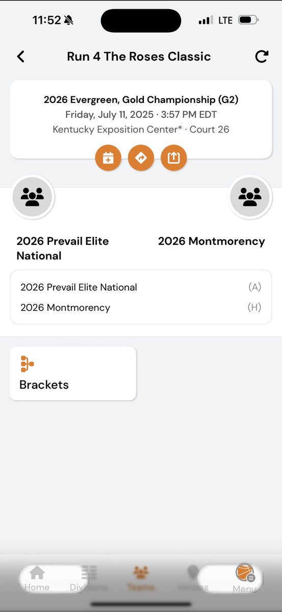 Not the outcome we wanted first game, more work to be put in. Court 26 at 3:57