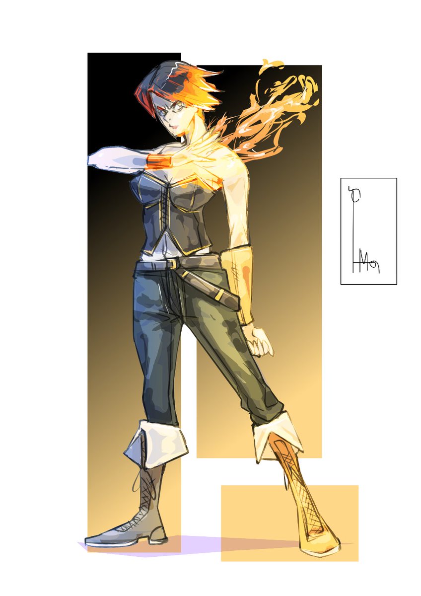 PauloMazzoco's tweet image. Fire one!
#fire #originalcharacter #characterdesign #estudionumen #drawing #anime #manga #digitalart #art #japanstyle #illust #illustration #doddle #creative