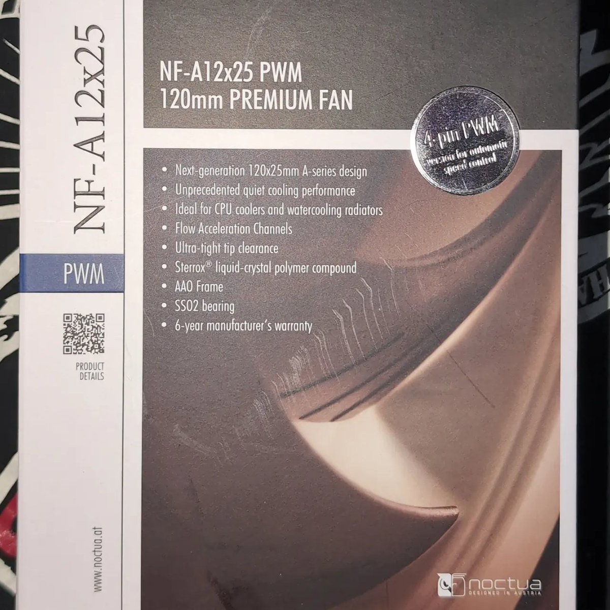 TeamZanobay's tweet image. Noctua NF-A12x25 PWM, Premium Quiet Fan, 4-Pin (120mm, Brown) - 3.15 ZANO $32.67 fUSD - zanobay.com/listings/cma5o… #Zano #ZanoBay #Monero