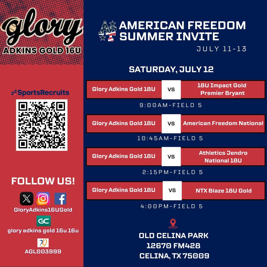 Isla Arel 2027 (@islaarel02) on Twitter photo Last tournament of the season. Come out and watch us compete playing up in 18U. I'll be wearing #2 in the outfield. Let's go! 😇🆙 <a href="/ADKINSGOLD16U/">GloryAdkins16uGold</a>
<a href="/MizzouSoftball/">Mizzou Softball</a> <a href="/MeanGreenSB/">UNT Softball</a> <a href="/Lion_Softball/">East Texas A&M Softball</a> <a href="/NSUDemonsSB/">NSU Demons Softball</a> <a href="/LCUSoftball/">LCU Softball</a> <a href="/OBU_Softball/">OBU Softball</a> <a href="/cuaggiessb/">Cameron University Softball</a> <a href="/UAM_Softball/">UAM Softball</a> <a href="/nicholls_sb/">Nicholls Softball</a> Last tournament of the season. Come out and watch us compete playing up in 18U. I'll be wearing #2 in the outfield. Let's go! 😇🆙 <a href="/ADKINSGOLD16U/">GloryAdkins16uGold</a>
<a href="/MizzouSoftball/">Mizzou Softball</a> <a href="/MeanGreenSB/">UNT Softball</a> <a href="/Lion_Softball/">East Texas A&M Softball</a> <a href="/NSUDemonsSB/">NSU Demons Softball</a> <a href="/LCUSoftball/">LCU Softball</a> <a href="/OBU_Softball/">OBU Softball</a> <a href="/cuaggiessb/">Cameron University Softball</a> <a href="/UAM_Softball/">UAM Softball</a> <a href="/nicholls_sb/">Nicholls Softball</a>