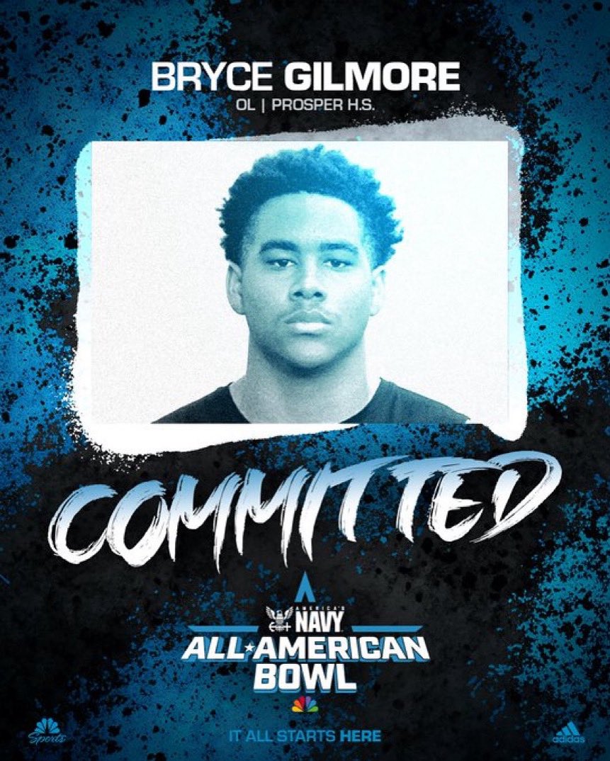 Bryce_73's tweet image. Blessed and locked in to the Navy All‑American Bowl. @CoachSteamroll @Coach_Moore5 #NavyAAB #AllAmerican