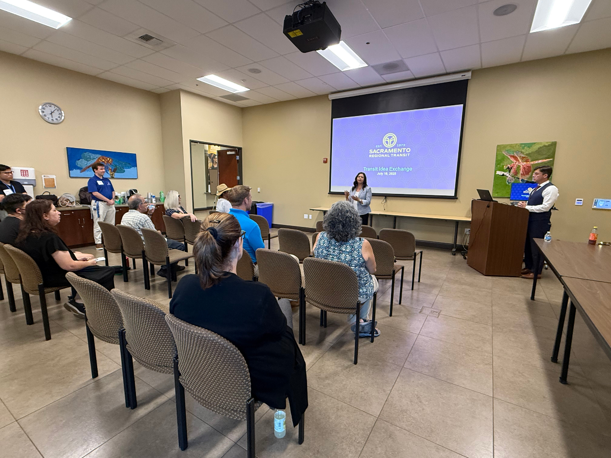 RideSacRT's tweet image. Thank you to everyone who joined us in Citrus Heights for our Transit Idea Exchange Workshop last night! 🚍💬
Your input helps shape the future of transit in our region.
Missed it? More workshops are coming to Elk Grove and South Natomas!
🔗 Learn more at…