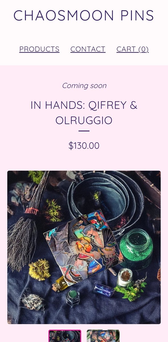In hands now available🎉 There are only 6. Once they sell out, they won't be restocked.

chaosmoonpins.bigcartel.com/product/in-han…