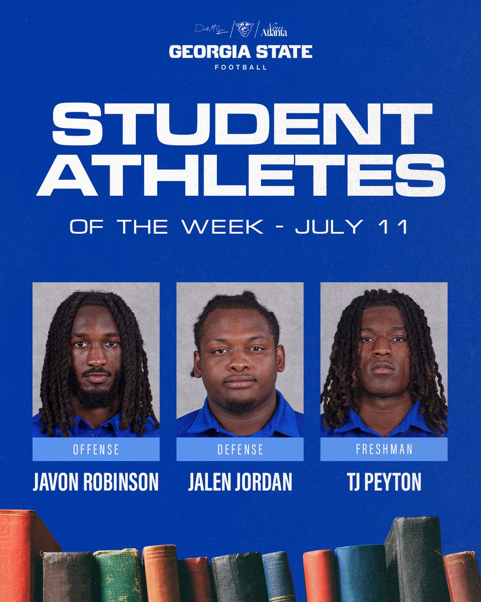 Congratulations to Our Academic All Stars Of The Week!  Get your season tickets today to support these young men.  
🎟️: GeorgiaStateSports.com/TIX