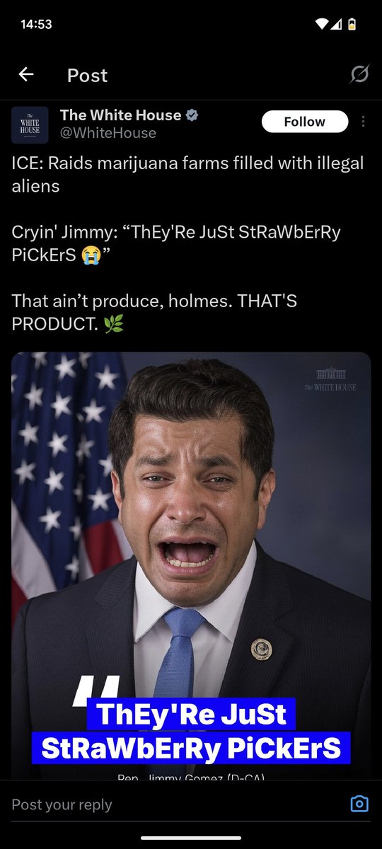 BeerWithAndrew's tweet image. Hi if you are sick of seeing these terrible AI memes from an OFFICIAL WHITE HOUSE ACCOUNT feel free to call (202) 456-1111 or email comments@whitehouse.gov to leave a complaint about the perpetrators behind this account. Make their lives more difficult for spewing hateful shit 👍