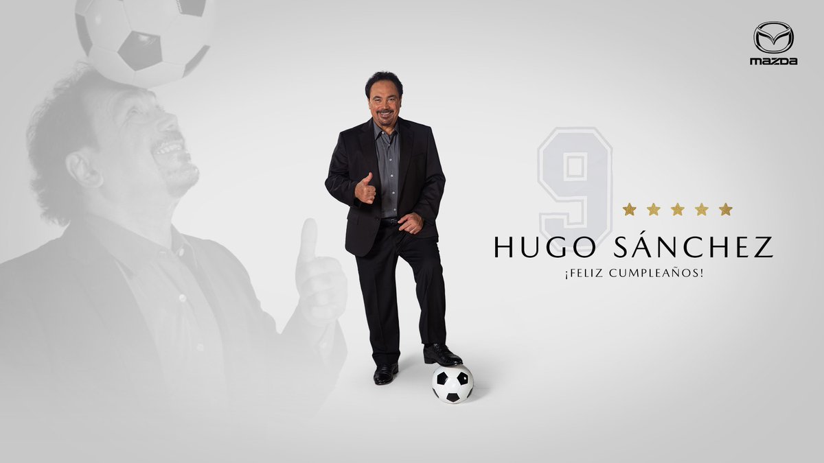 Mazda México (@mazdaoficial) on Twitter photo ¿Ya pasaron a felicitar a <a href="/hugosanchez_9/">Hugo Sánchez</a> por su cumpleaños? Un gran futbolista se merece una gran celebración. ¿Ya pasaron a felicitar a <a href="/hugosanchez_9/">Hugo Sánchez</a> por su cumpleaños? Un gran futbolista se merece una gran celebración.