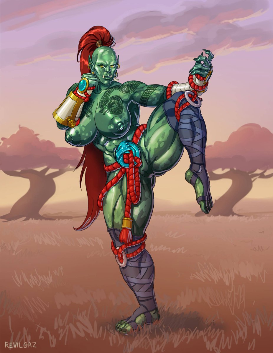 revilgaz_x's tweet photo. Orc monk Shumari, commission! #orc #warcraft #wow #monk #nsfw #commission #azeroth https://t.co/dYEpZ9m8vx