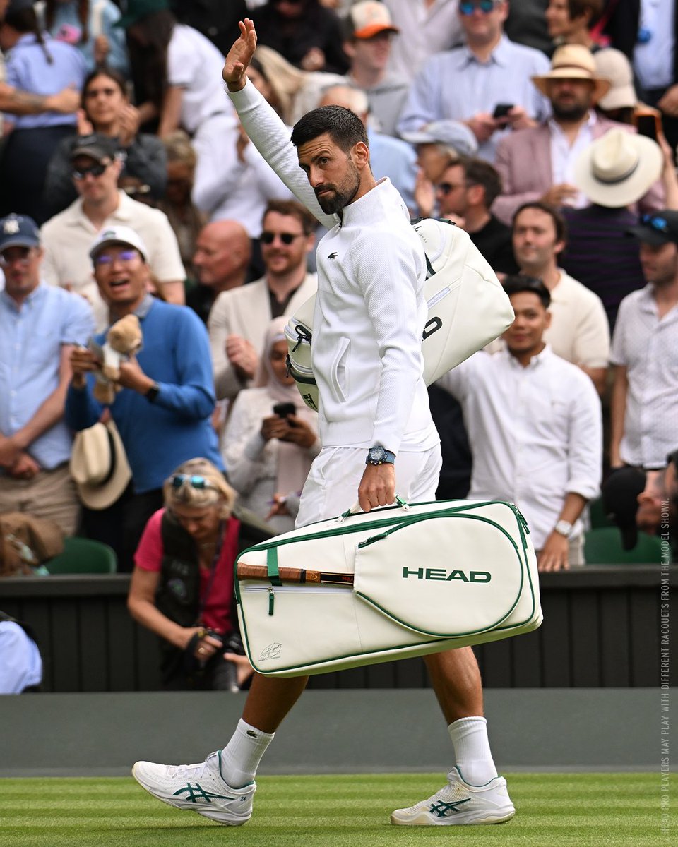 head_tennis's tweet image. Another inspiring display of resilience, perseverance, and unwavering spirit — thank you, Nole.
We move forward together, chasing the next challenge.
#TeamHEAD