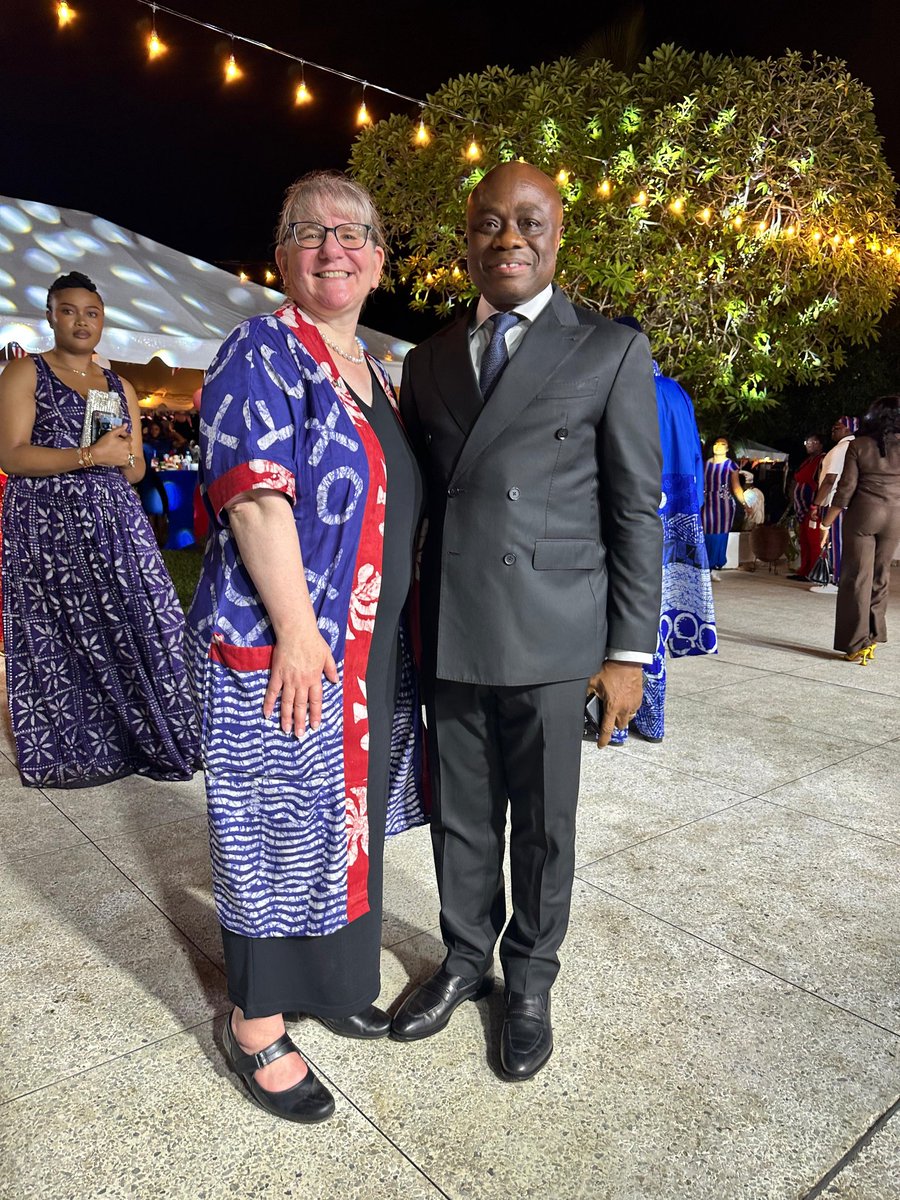 KennethOpara8's tweet photo. With the US Consulate General, Lagos( Julie Leblanc) and other dignitaries when I attended the US 249th Independence anniversary at the Consular Gneral office in ikoyi recently . https://t.co/LP6DwepvjC