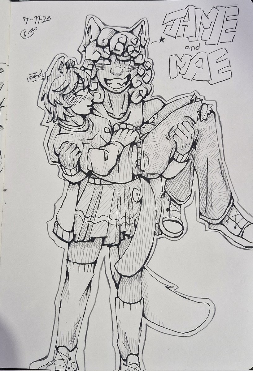 UnknownAliias's tweet image. More traditional art attacks !!
OCs by @conswayo_
.
.
#artfightattack #artfight #artfight2025 #teamfossil #teamfossils #cat #gay #gaycats