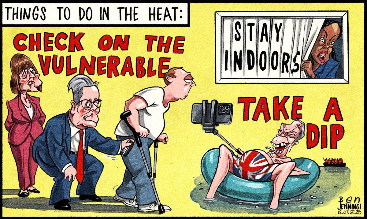 This weekend's <a href="/theipaper/">The i Paper</a> cartoon
#heatwave