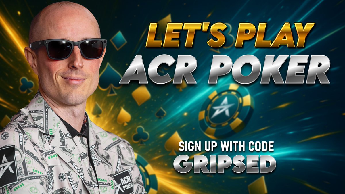 🥳 Happy Free Money Friday!
🔴 LIVE twitch.tv/gripsed
💸 Giving Away Over $500+ Today
🕐 $500 Added Homegame at 5pm &amp; More!

To Join the Fun👇
🥇 Retweet this ($10 Giveaway)
🥈 Join the Homegame on ACR
🥉 Need an account? Signup here gripsed.com/acr 🥳