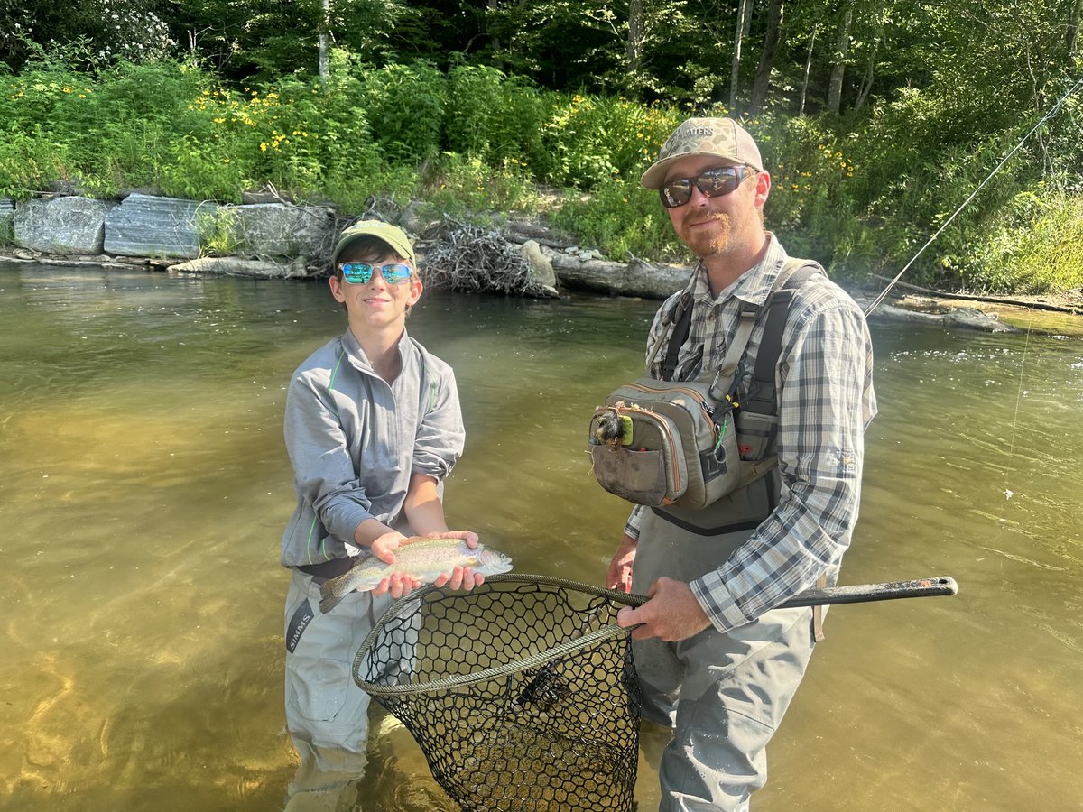 Great outing on Monday with grandson Robby and world class fishing guide Chris with Headwaters Outfitters in Rosman, NC. Fishing was fantastic on the E. Fork of the French Broad. Robby caught lots more than me, however,  he’s a really good fisherman.