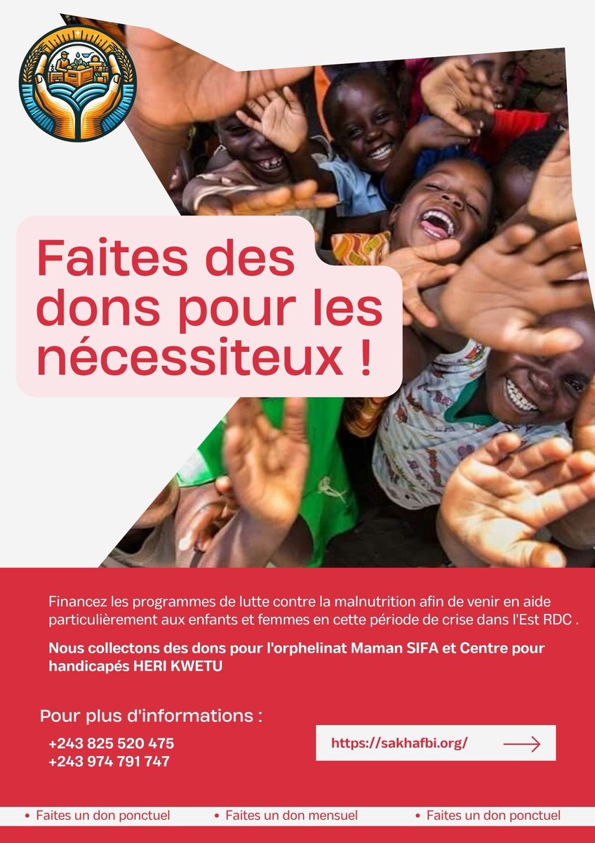 SakhaFBI's tweet photo. La situation à l'Est de la RD Congo continue d'affecter des enfants et des personnes vulnérables. Ensemble, aidons ceux qui en souffrent le plus.

The situation in the East of the DR Congo affects children and vulnerable groups. Together, we can help those who suffer most . https://t.co/jWb5qXg3mf