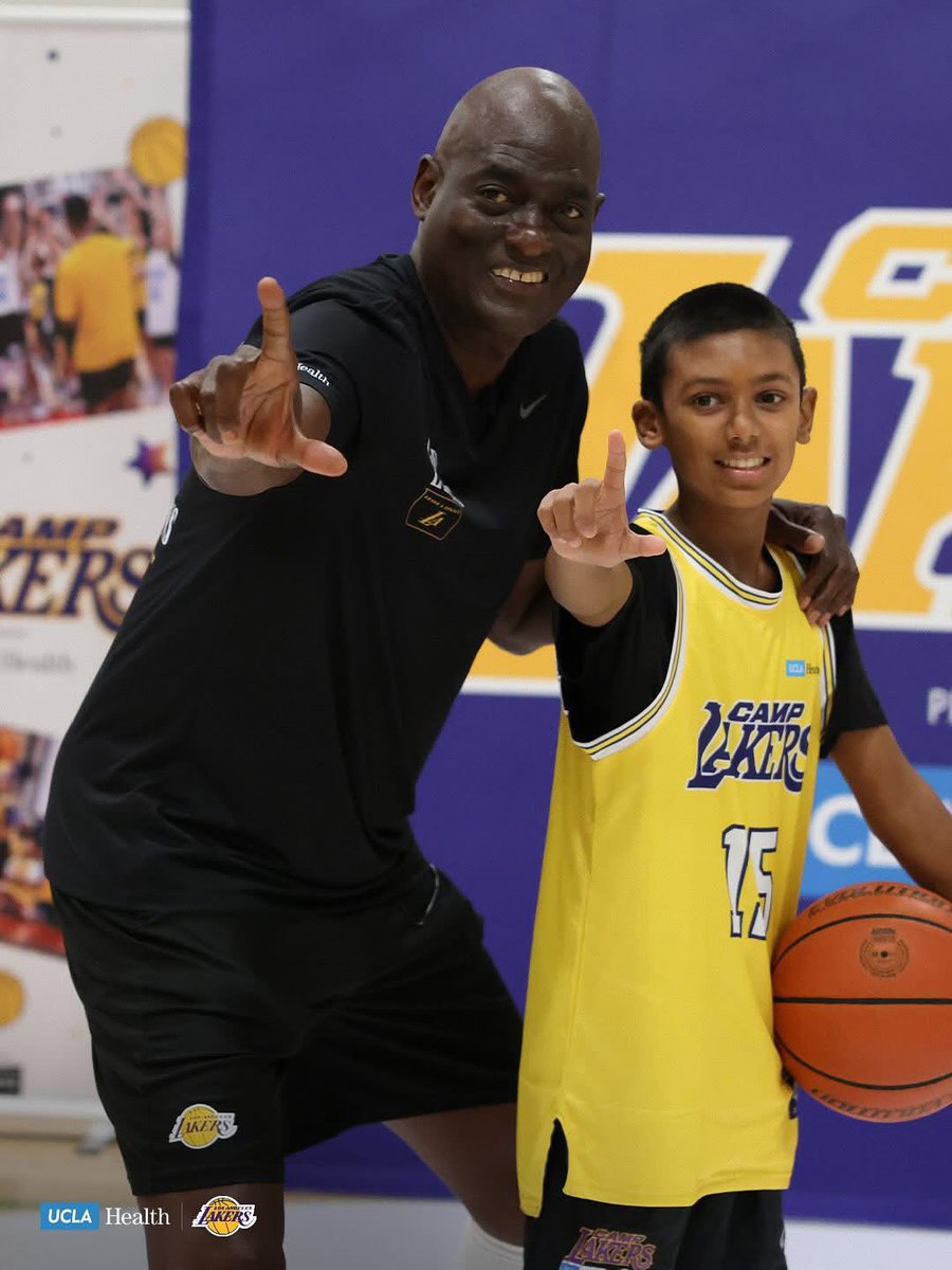 LakersCommunity's tweet image. Camp Lakers is officially in session and we’re just getting started 😎

@UCLAHealth x #CampLakers