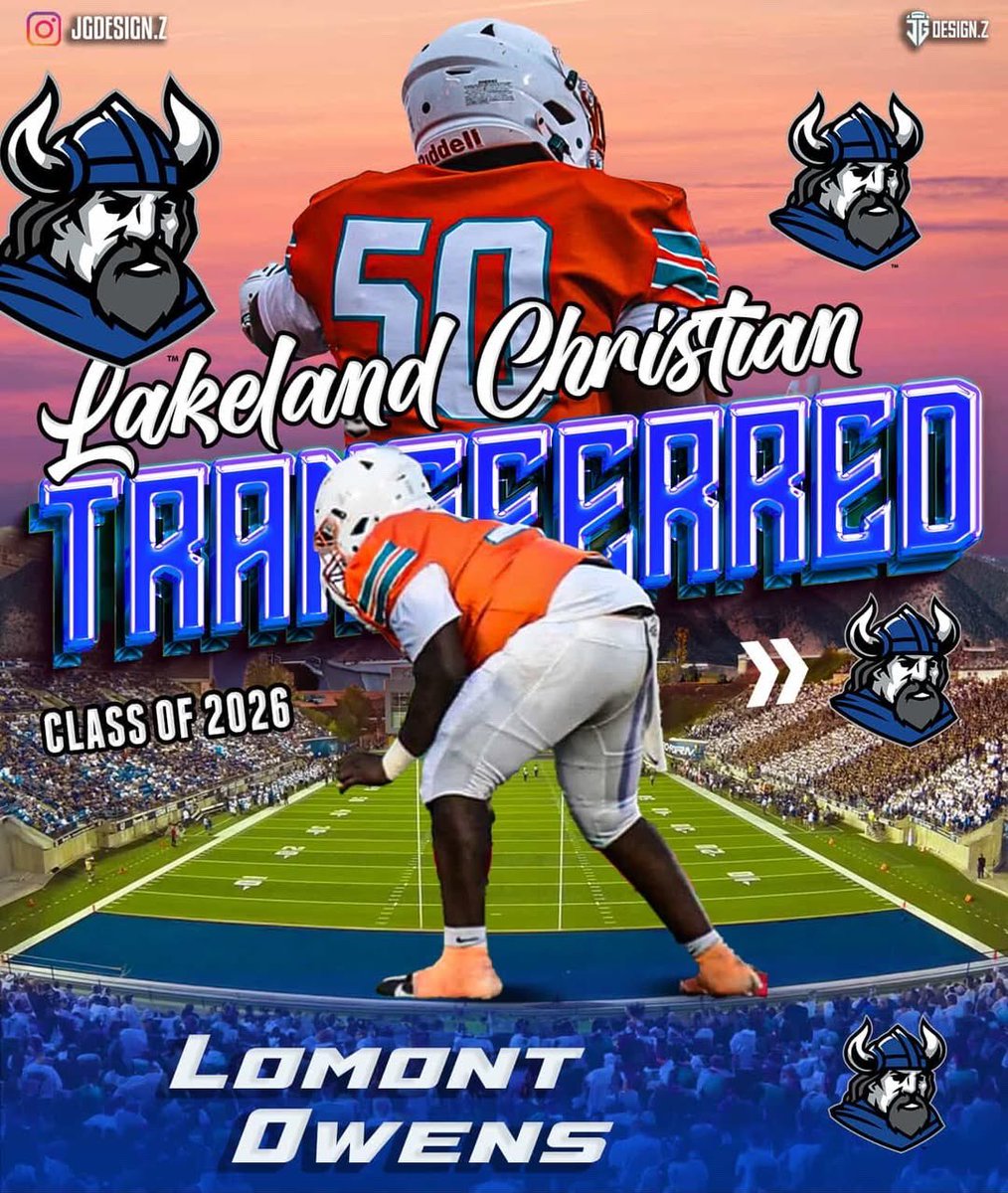Lomont (mont) owens (@lomontowens90) on Twitter photo I will be transferring to Lakeland Christian (LCS) for my senior year!💙🤍#Govikings <a href="/LCSFootball/">Lakeland Christian Football</a> <a href="/coachd_dub/">Danny Williams</a> <a href="/DevonteHoward13/">Devonte Howard</a> <a href="/OBallcoach/">Coach Berry</a> <a href="/KRBrandt1/">Kevin</a> I will be transferring to Lakeland Christian (LCS) for my senior year!💙🤍#Govikings <a href="/LCSFootball/">Lakeland Christian Football</a> <a href="/coachd_dub/">Danny Williams</a> <a href="/DevonteHoward13/">Devonte Howard</a> <a href="/OBallcoach/">Coach Berry</a> <a href="/KRBrandt1/">Kevin</a>