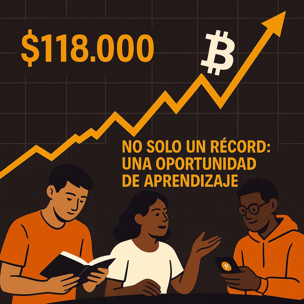 #Bitcoin superó los $118 000 🚀

No solo es un récord:
✅ Grandes flujos institucionales
✅ Reconocimiento regulatorio

Y tú puedes aprovecharlo con educación y comunidad:
👉🏻 achicrip.org/Educacion
👉🏻 achicrip.org/Comunidad

#EducaciónFinanciera #EsHoraDeBitcoin