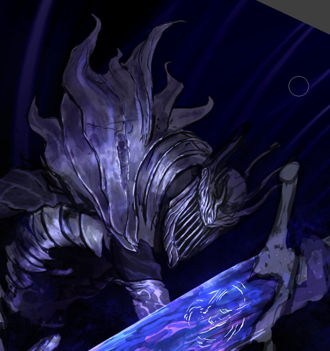 MaanmamoetArt's tweet image. here's a WIP on a Heolstor! started off super rough, but its starting to look pretty nice. my brain still cannot understand that armor tho