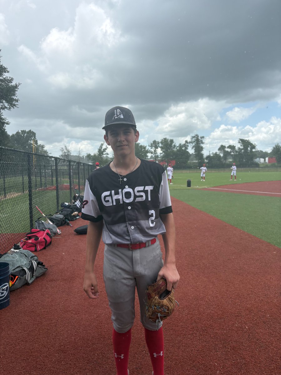 FiveToolTexas's tweet photo. F: Ghost Ballers 16, Canes Southwest Flores 6
PoG: @BrenlyOaks 3-5, 2B, 2 RBI, R
Pitcher: Gage Dittert 4 IP, 7 K, 3 H, 0 ER https://t.co/eKDiQmblob