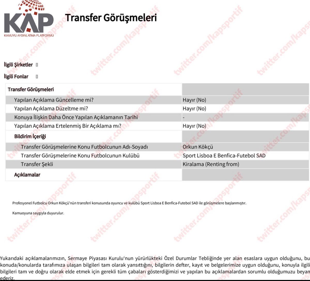 Son dakika 🔥🔥🔥🔥🔥

Beşiktaş, Orkun Kökçü'yü KAP'a bildirdi.