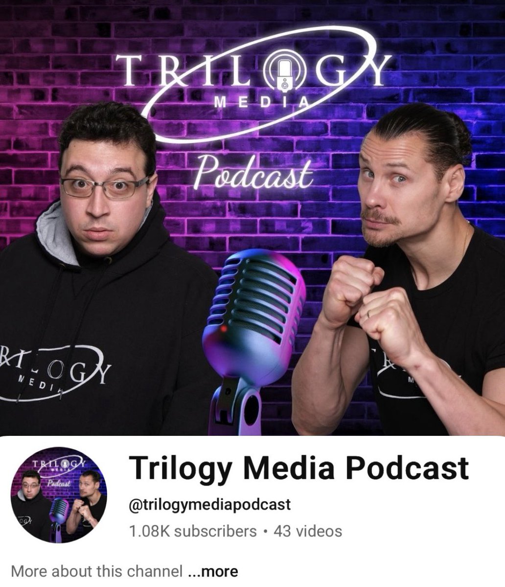 🎙️ Do you want podcast content daily? Follow ​⁠Trilogy Media Podcast over on YouTube for a dose of laughter, chaos, and great stories! 

🎙️ Follow here: youtube.com/@trilogymediap…