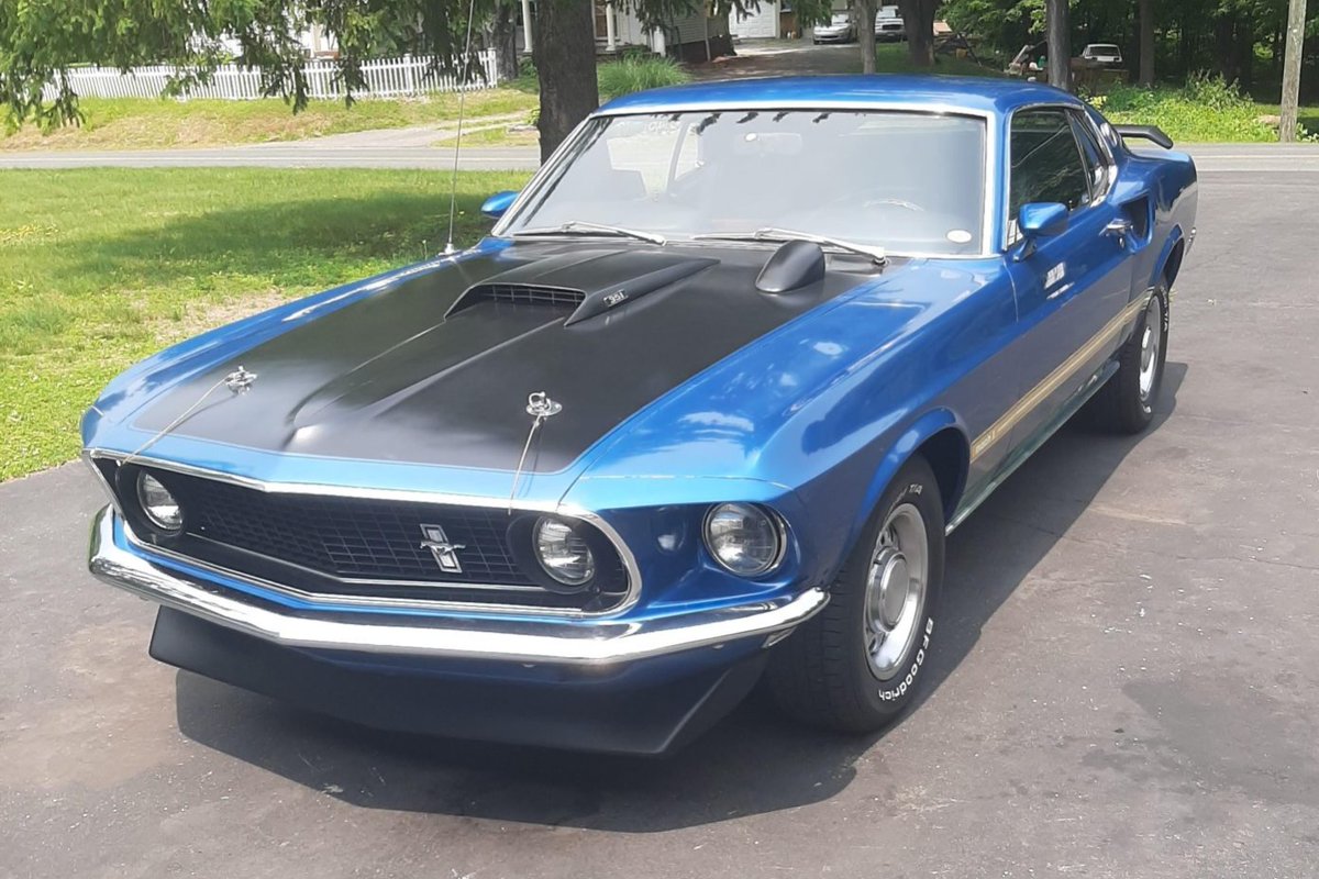 Sold: 1969 Ford Mustang Mach 1 351 4-Speed for $44,000. bringatrailer.com/listing/1969-f…
