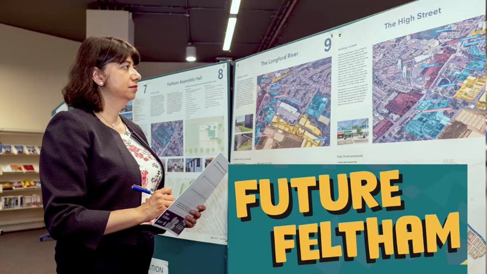 SeemaMalhotra1's tweet image. Great to visit Feltham Library to see @LBofHounslow’s exhibition on the Future of Feltham Masterplan - open till Sat 12th July.
If you live, work, study or visit Feltham, make sure you have your say! The survey online is live until Friday 18th July: buff.ly/7xdGLUC…