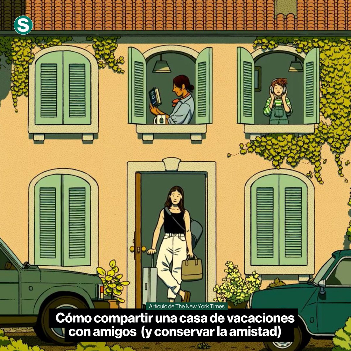 Una guía de etiqueta con consejos de organizadores de viajes en patota. Alquilar una casa con amigos les permite escapar colectivamente de sus vidas: libres de obligaciones, no tienen nada que hacer más que disfrutar de su compañía. lasegunda.com