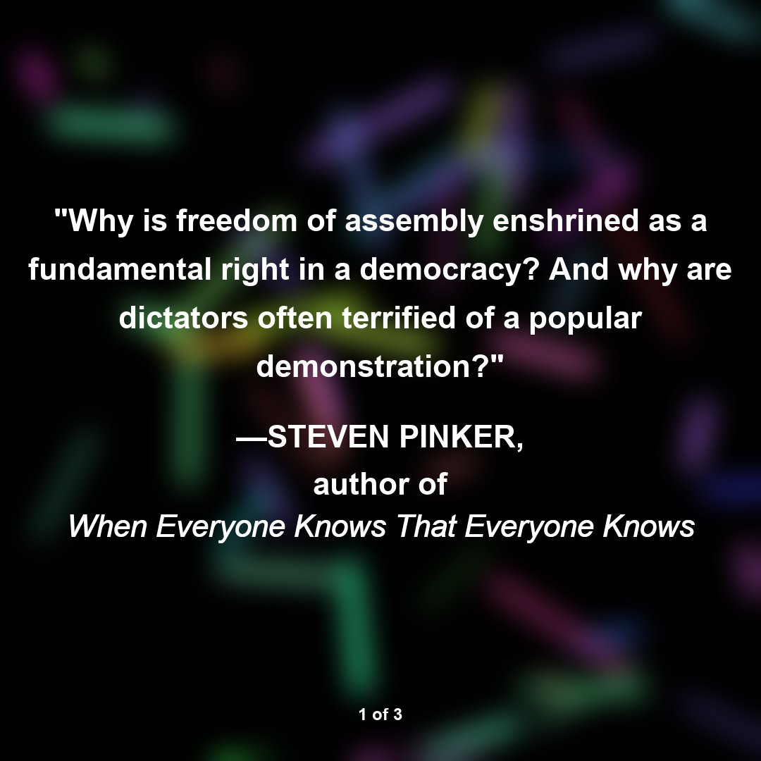From my podcast short "Common Knowledge &amp; the Power of Protest"

(Link to the podcast below)