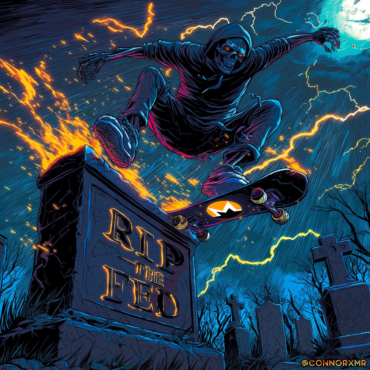 connorxmr's tweet image. Rip the Fed with Monero