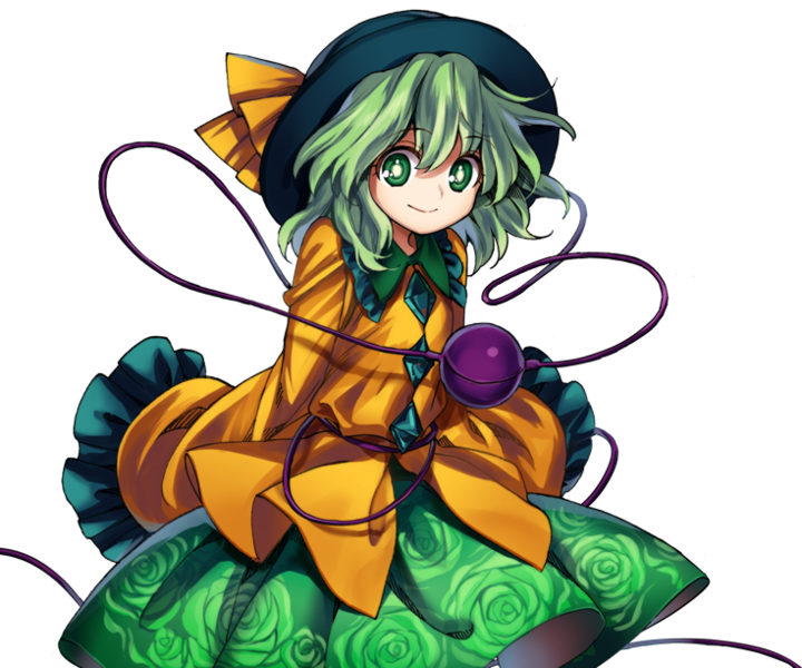 dailytouhous's tweet image. The Touhou of the day is: Koishi Komeiji!