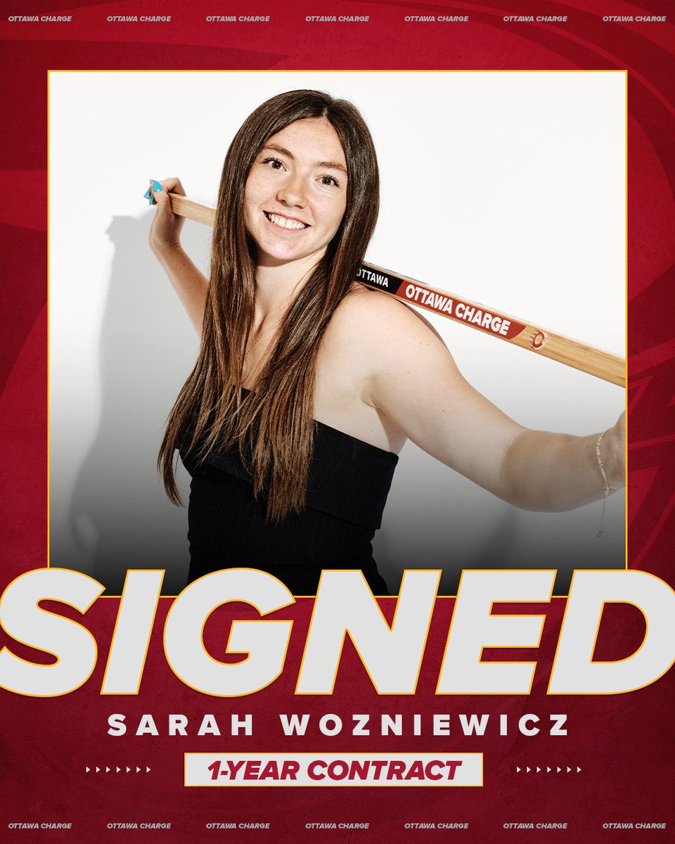 From Alberta to the Capital City! ⚡️

Third-round selection Sarah Wozniewicz has signed a one-year contract.
📰 bit.ly/44WwX85